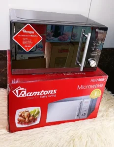 Ramtons 20Litres Digital Microwave RM 458 (Silver Glass)