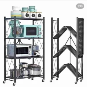 4 Tier Foldable Kitchen Rack