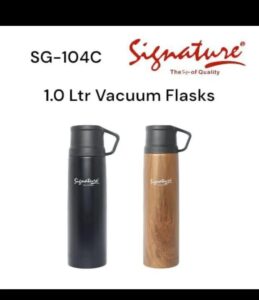Signature Stainless Steel Flask