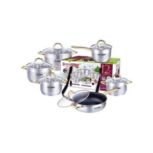 12-Piece BOMINOX Induction Cookware Set