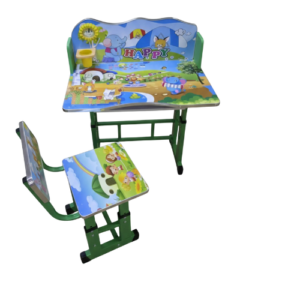 Kids Study Table with Adjustable Height & Chair