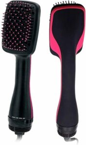 3-in-1 Hair Straightener Brush with Anti-Scald Feature