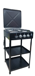 Nunix 3 Gas+1 Electric Standing Cooker with Storage Compartments