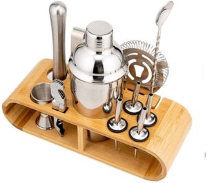 Stainless Steel Cocktail Shaker Tools Set .