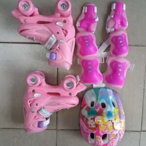 4-Wheel Full Set Adjustable Roller Skates