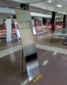 Executive golden dressing mirror