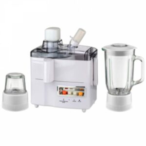 Ramtons 3-in-1 Juicer, Blender & Grinder – White – RM/278